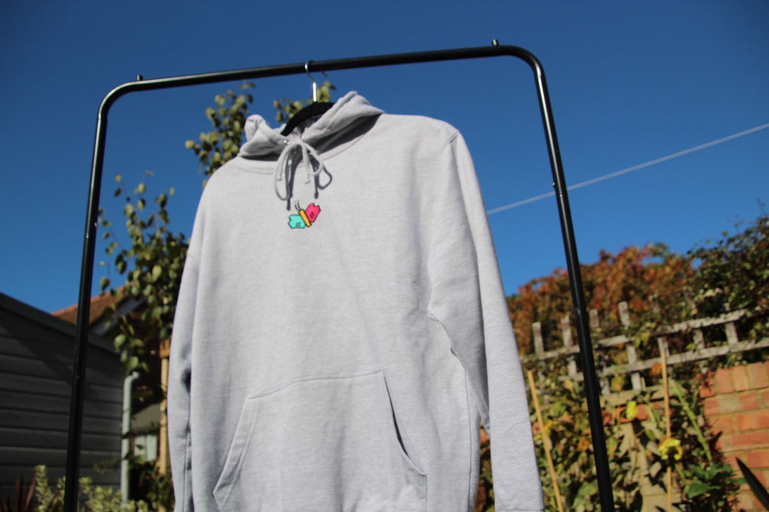 Butterfly Hoodie - Heather Grey